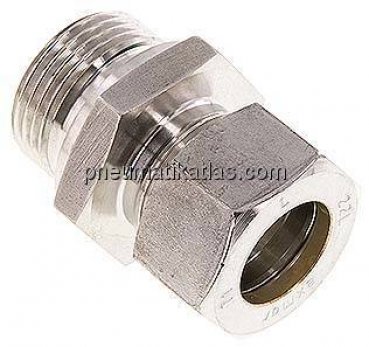 Gerade Schneidringverschr. G 1"-22 L (M30x2), Klemmring 1.4571 (NC)