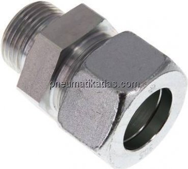 Gerade Schneidringverschr. G 1"-30 S (M42x2), Stahl verzinkt