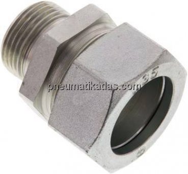 Gerade Schneidringverschr. G 1"-35 L (M45x2), Stahl verzinkt