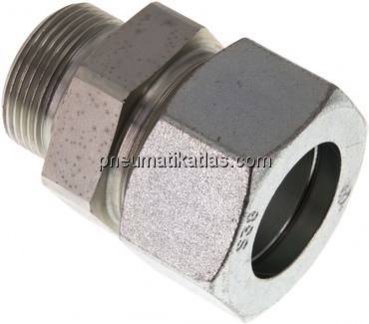 Gerade Schneidringverschr. G 1-1/4"-38 S (M52x2), Stahl verzinkt