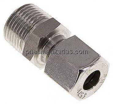 Gerade Schneidringverschr. R 3/8"-8 L (M14x1,5), 1.4571