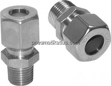 Gerade Schneidringverschr. R 3/4"-22 L (M30x2), 1.4571