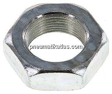 Sechskant-Gegenmutter M 18x1, Stahl verzinkt