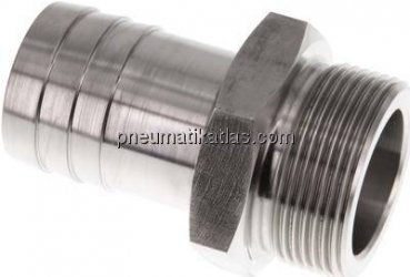 Gewindetülle G 1-1/2"-38 (1-1/2")mm, 1.4571