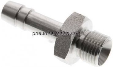 Gewindetülle G 1/8"-6 (1/4")mm, 1.4571