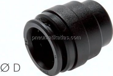 Preview: Verschlusskappe für 15mm Schläuche, IQS-Big