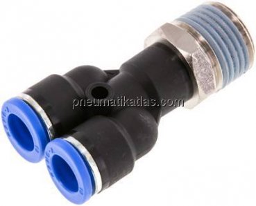 Y-Steckanschluss R 1/2"-10mm, IQS-Standard
