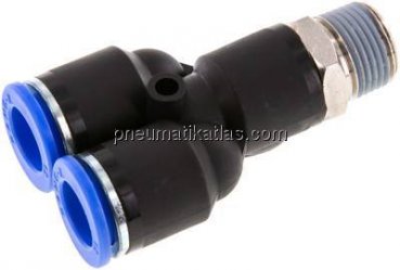 Y-Steckanschluss R 3/8"-12mm, IQS-Standard
