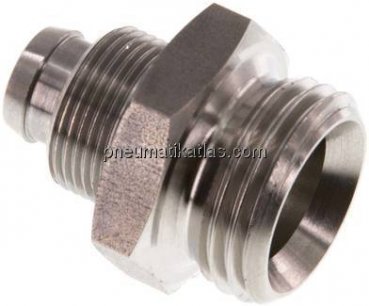 Gerades Gewindestück G 1/2"-12x10mm, 1.4571 ohne Mutter