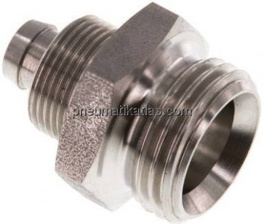 Gerades Gewindestück G 1/2"-10x8mm, 1.4571 ohne Mutter