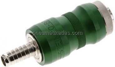 Sicherheits-Kupplungsdose (NW7,2) 9 (3/8")mm Schlauch m. HSV