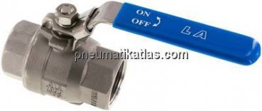 Edelstahl-Kugelhahn, leicht, G 1-1/4", 0 bis 63bar