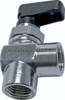 Preview: Messing-Mini-Winkelkugelhahn, G 1/8", PN 20, Schalttafelm.