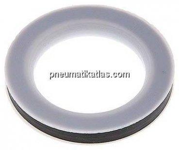 FKM / PTFE-Ersatzdichtung f. Kamlock-Kupplung DN32 (1-1/4")
