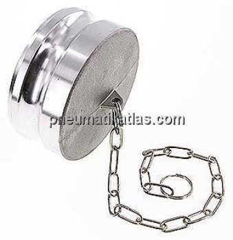 Kamlock-Verschlussstecker (DP) 4", Aluminium