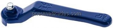 Kombigriff-blau, Größe 3, Standard (Stahl verzinkt und lackiert)