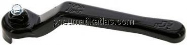 Kombigriff-schwarz, Größe 4, Standard (Stahl verzinkt und lackiert)