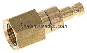 Kupplungsstecker (NW2,7) G 1/8"(IG), Messing