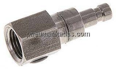 Kupplungsstecker (NW2,7) G 1/8"(IG), Edelstahl