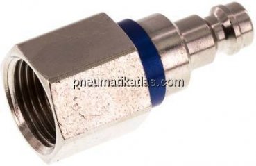 Kupplungsstecker (NW5) G 3/8"(IG), Messing vernickelt