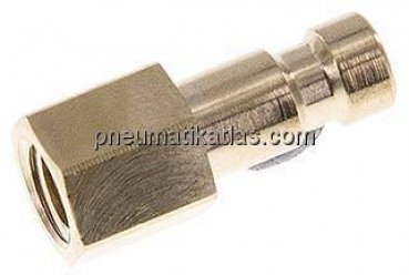 Kupplungsstecker (NW2,7) M 5(IG), Messing