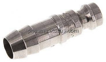 Kupplungsstecker (NW5) 9 (3/8")mm Schlauch, 1.4404