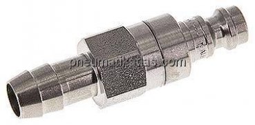 Kupplungsstecker (NW5) 9 (3/8")mm Schlauch, Edelstahl