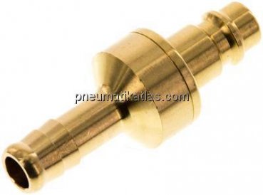 Kupplungsstecker (NW7,2) 9 (3/8")mm Schlauch, Messing