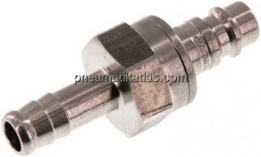 Kupplungsstecker (NW7,2) 9 (3/8")mm Schlauch, Edelstahl