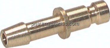 Preview: Kupplungsstecker (NW2,7) 3mm Schlauch, Messing