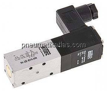 5/2-Wege Magnetventil, M 5, Luftfeder, 24 V=