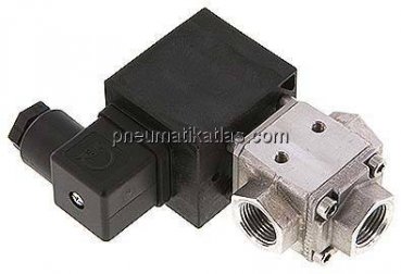 3/2-Wege Magnetventil für Biodiesel (3 x G 3/8") 24 V=