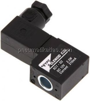 Magnetspule 115 V AC, Bauform L, Steckergröße 0