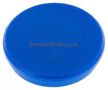 Standardmagnet, 32mm, blau, 10er Pack