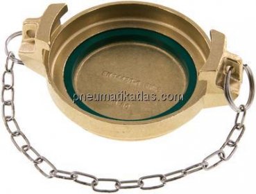 Tankwagenkupplung Verschlussdeckel, Messing für VK 80 MS