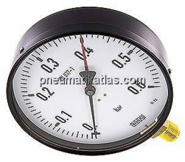 Manometer senkrecht, 160mm, 0 - 0,6 bar
