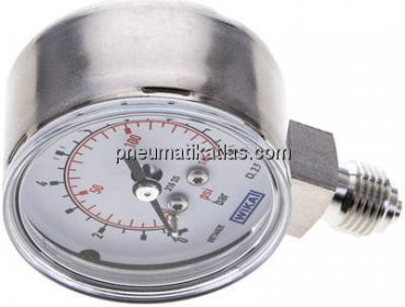 ES-Manometer senkrecht, 50mm, 0 - 10 bar, G 1/4"