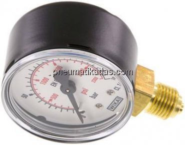 Manometer senkrecht (ST/Ms), 50mm, 0 - 160 bar, G 1/4"