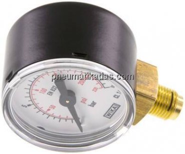 Manometer senkrecht (ST/Ms), 40mm, 0 - 16 bar, G 1/8"