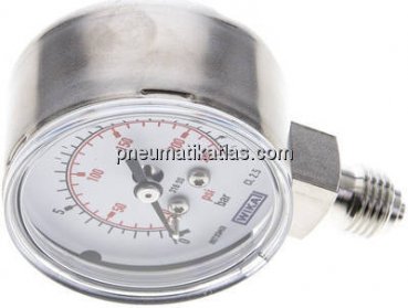 ES-Manometer senkrecht, 50mm, 0 - 16 bar, G 1/4"