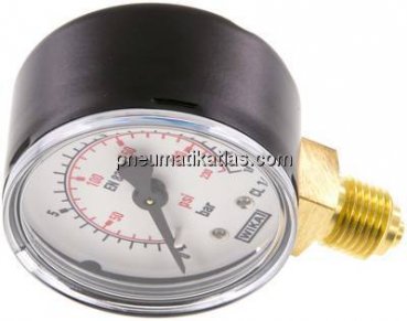 Manometer senkrecht (ST/Ms), 50mm, 0 - 16 bar, G 1/4"