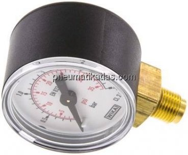 Manometer senkrecht (KU/Ms), 40mm, 0 bis 2,5 bar, G 1/8"