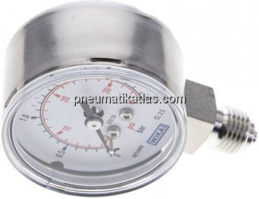 ES-Manometer senkrecht, 50mm, 0 - 2,5 bar, G 1/4"