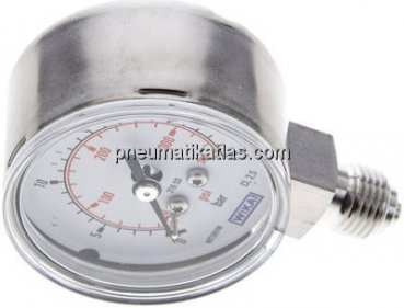 ES-Manometer senkrecht, 50mm, 0 - 25 bar, G 1/4"