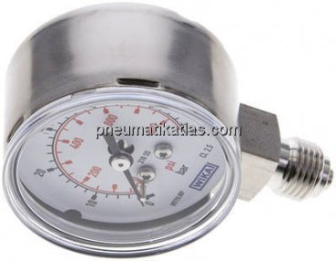 ES-Manometer senkrecht, 50mm, 0 - 60 bar, G 1/4"