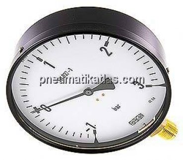 Manometer senkrecht, 160mm, -1 bis 3 bar