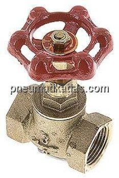 Muffen-Absperrventil, Eco-Line, Messing, G 3/4", PN 10