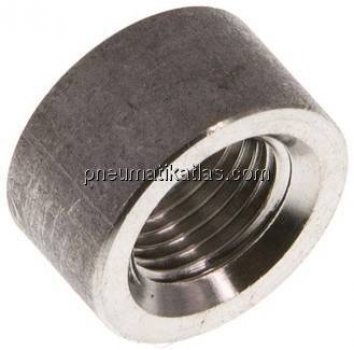Anschweißmuffe Rp 1/8"-8mm, 1.4571 (DIN2986-halb)