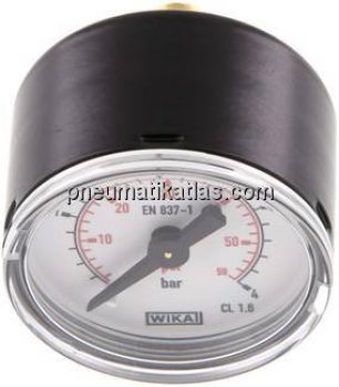 Manometer waagerecht (ST/Ms), 40mm, 0 - 4 bar, G 1/8"