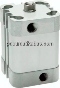 ISO 21287-Zylinder, einfachw., Kolben 20mm, Hub 15mm